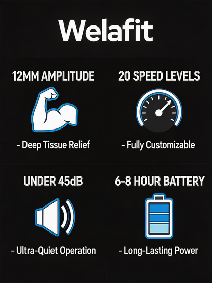 Welafit massage gun