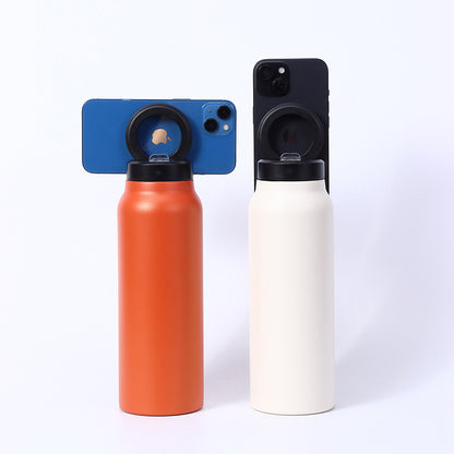 24oz Insulated Sports Water Bottle with Magnetic Lid